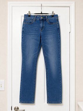 Pilcro and the Letterpress High-Rise Straight-Leg Jeans